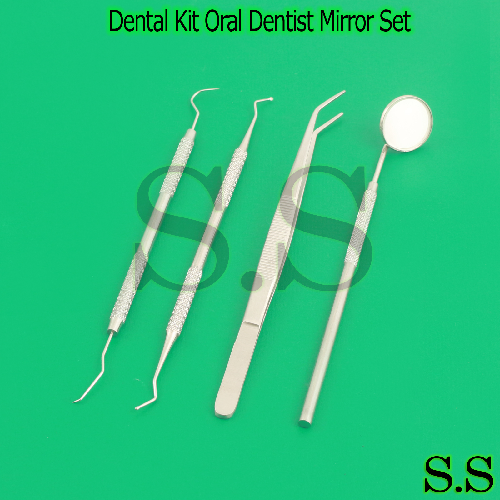 1 Set Dental Kit Oral Dentist Mirror Sculpture Tooth Teeth Instruments PR-0070