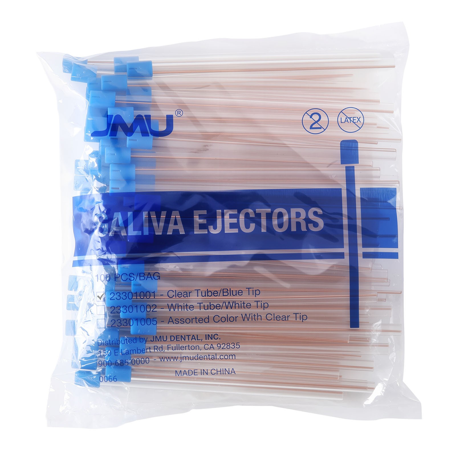 500 (5Bags) Disposable Dental Saliva Ejector Aspirator Suction Tips Low Volume