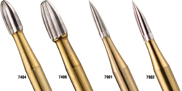 Trimming & Finishing (5) Football Burs #7404 T&F 12 Bladed. High Quality Brand