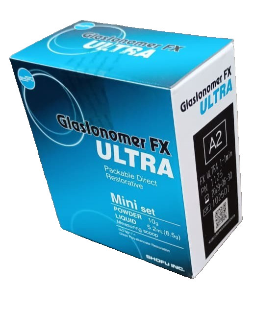 Shofu FX Ultra Bulk Fill Glass Ionomer Restorative A2 Dental Material Fast Set