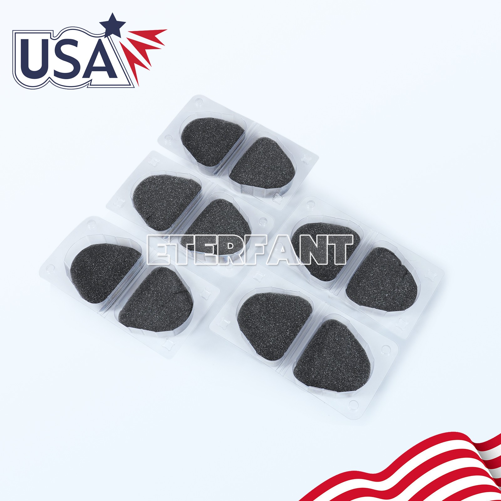 300PCs Denture Transport Box Dental Teeth Crown Veneer Storage Container Case