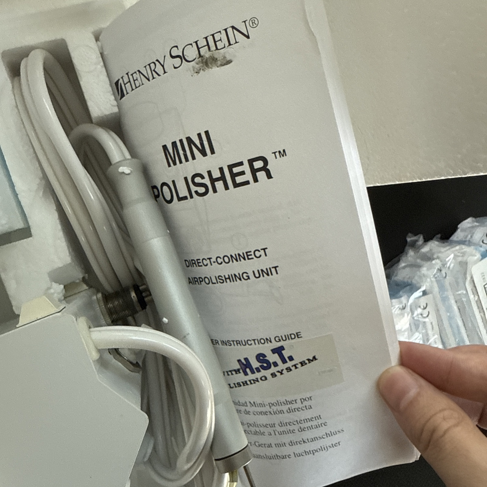 HENRY SCHEIN INC. Mini-polisher Complete Unit Direct Connect 101-5720 NEW