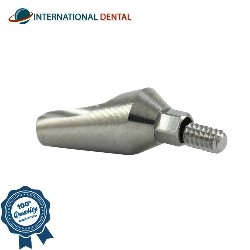 5 Dental Angulated Titanium Prosthetic 15° Slim Platform Int Hex 2.0mm