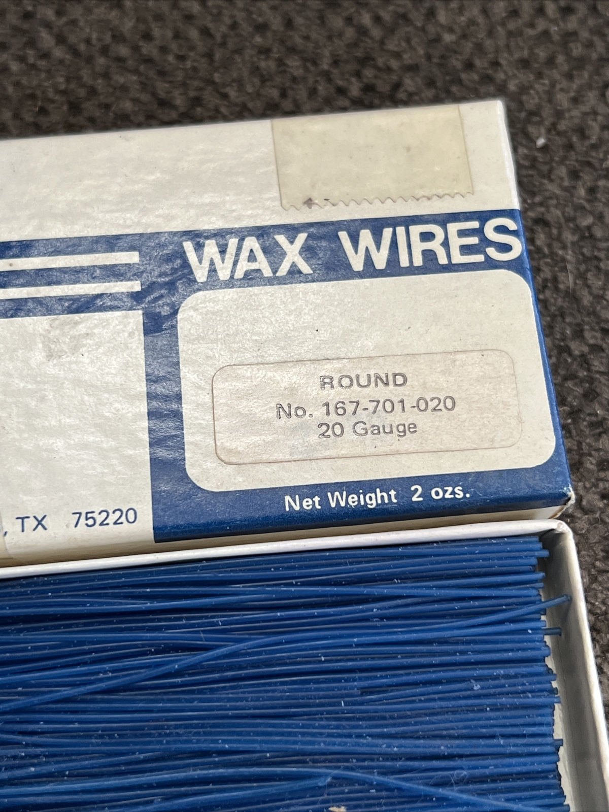 Vintage Rey Wax Wires 20 Gauge Round 167-701-020 1/1 On eBay NEAR FULL/ Full