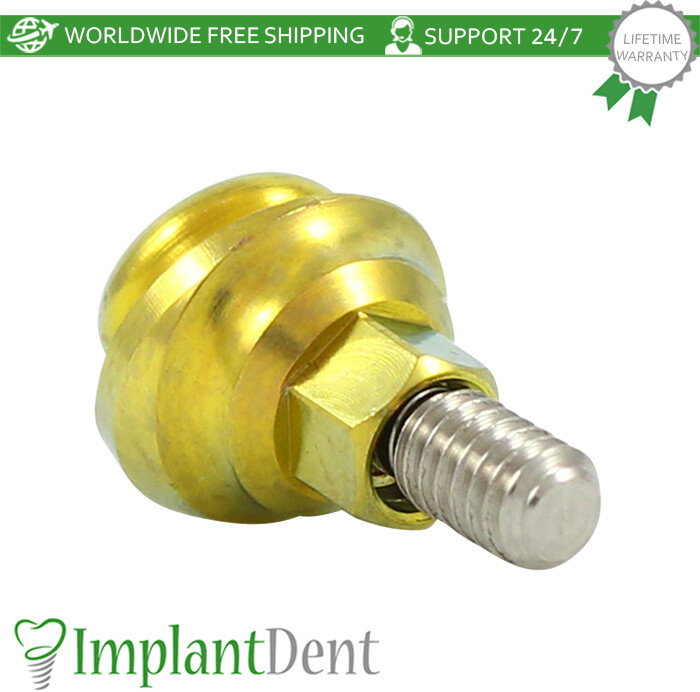 1x Dental Angulated 18° Loc In Attachment Standard Set Int Hex System 2.42mm
