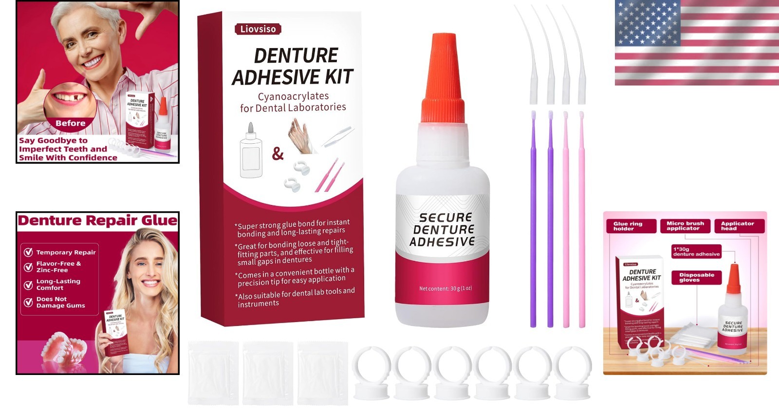1oz Dental Lab Glue for Quick Denture Repairs – Secure Bonding in Seconds