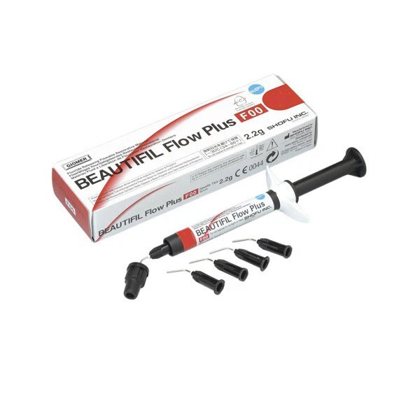Shofu Dental 2002 Beautifil Flow Plus F00 Zero Flow Composite Syringe A2 2.2 Gm