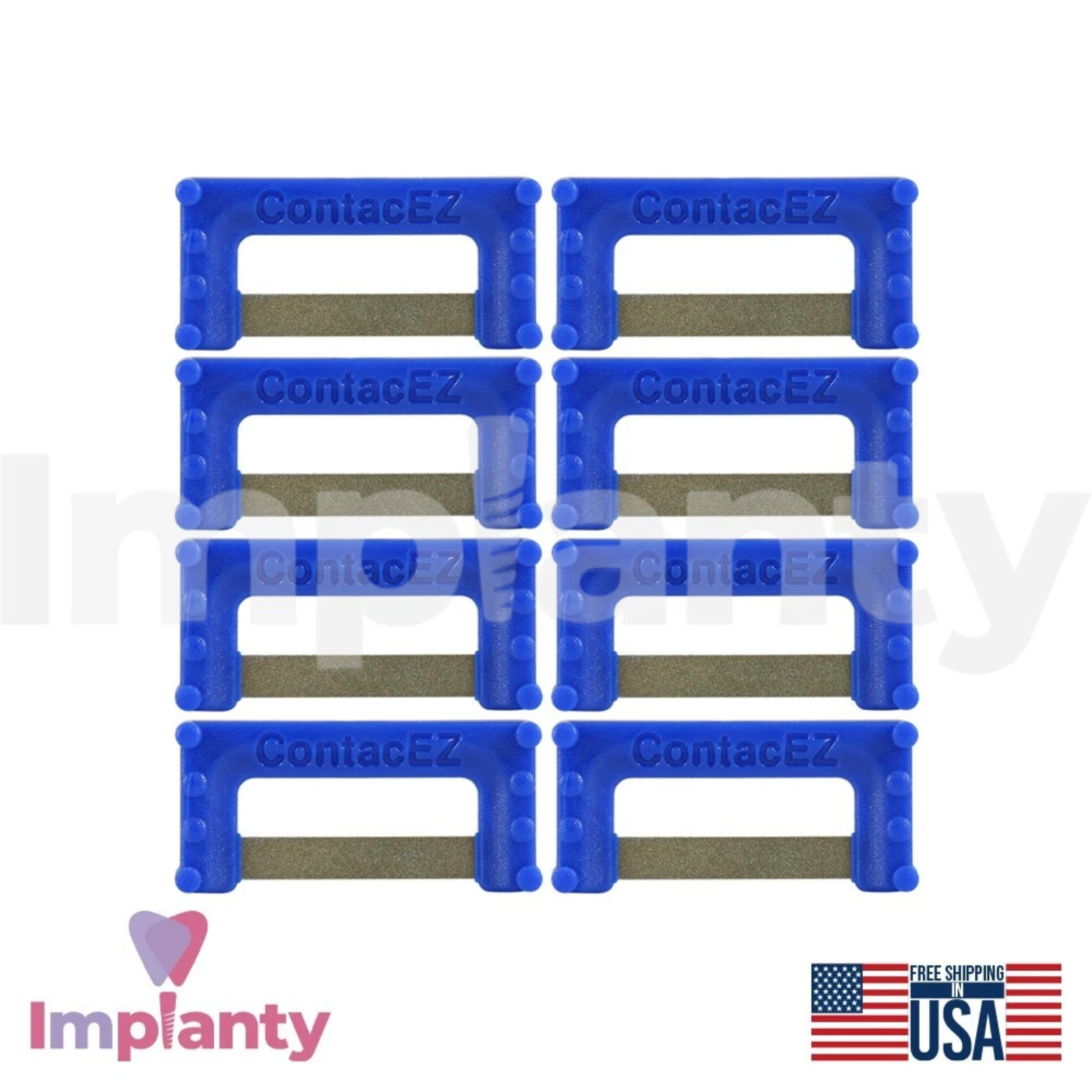 Extra Widener Dark Blue IPR Strips Set Coarse Stainless Steel Diamond Coating