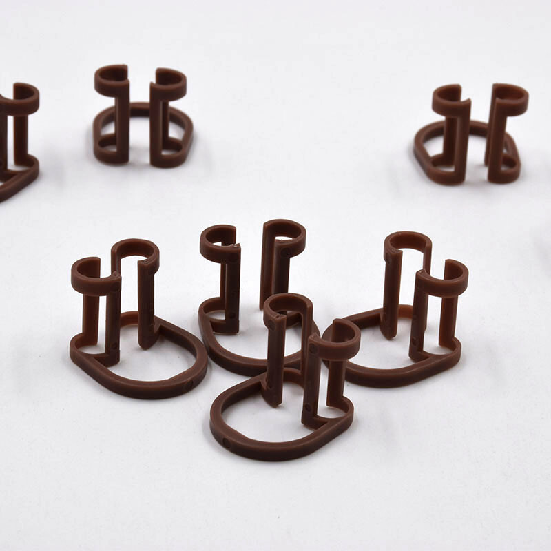 Dental Roll Equipment Orthodontic Disposable Cotton Brown/Blue/Grey Holder Clips