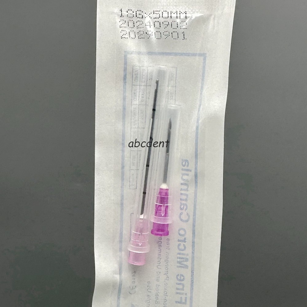 Sterile Micro Cannula With Puncture Blunt Tip for Fillers Needle Syringe Tips