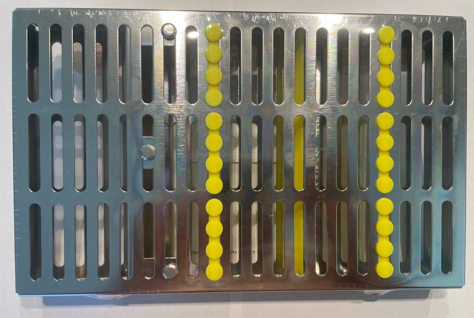 HU-FRIEDY DENTAL CASSETTE IMS 12 INSTRUMENTS YELLOW IM8125