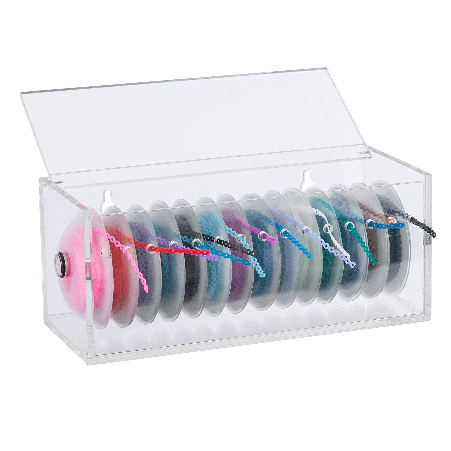 faruijie Power Chain Organizer Case – Dental Orthodontic Elastic Rubber…
