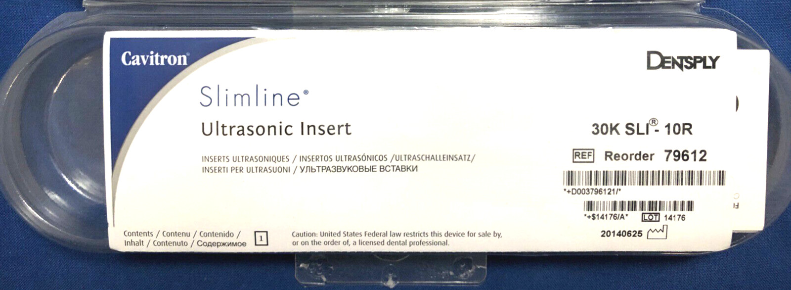 Cavitron SLI Slimline Metal Ultrasonic Insert – SLI-10R 79612