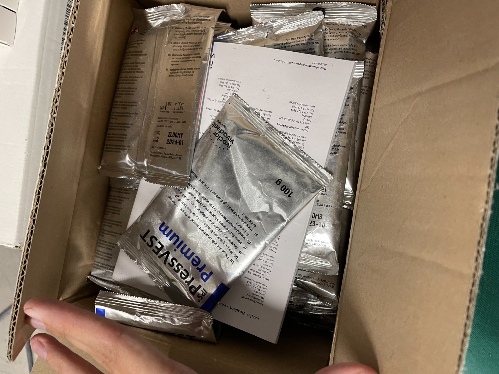 Ivoclar-Vivadent IPS PressVEST Premium Investment, 50x 100gram bags