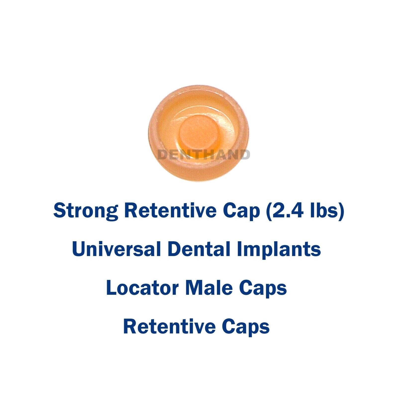1PC Dental PAØ4.5mm Attachment Abutment 4mm&Overdenture Male Caps Kit for Zimmer