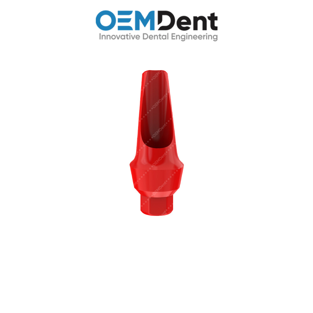 Angulated Anatomic Castable Prosthetic 15° – Zimmer® Int Hex 2.42mm Compatible