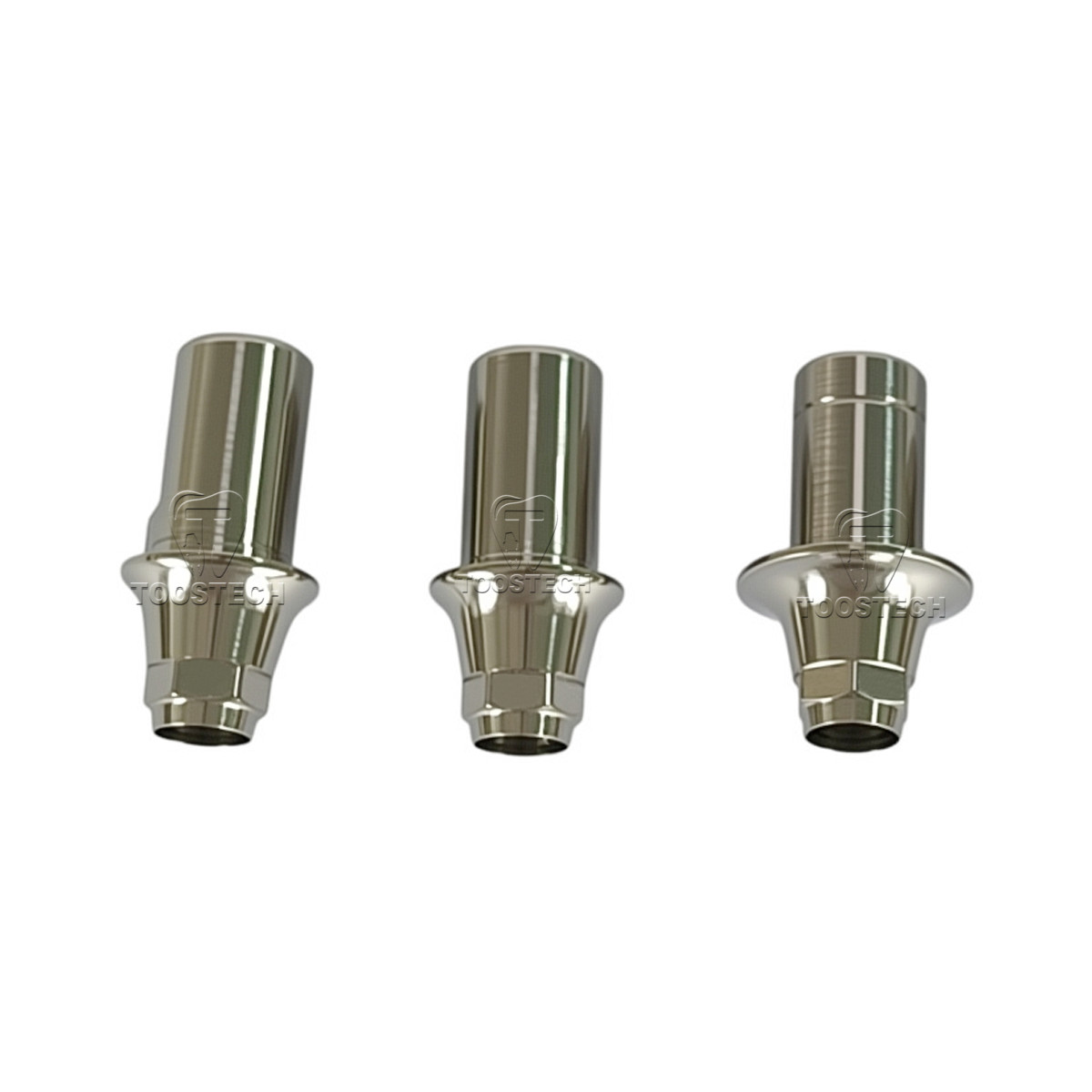 6pcs Dental Digital Ti base CAD CAM Tianium base fits to DIO UF II D4.5/5.5mm
