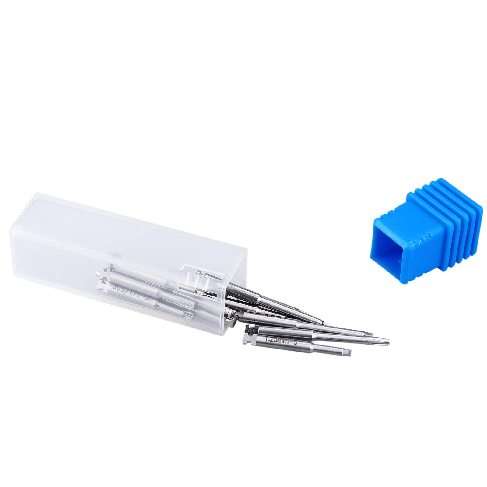 Dental Universal Implant Torque 2 Heads Adjustment Handpiece&12 Drivers Blue CE