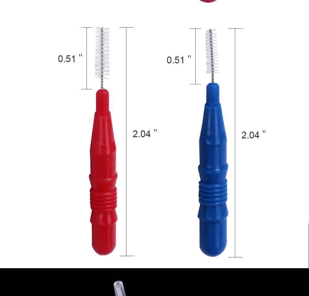 Adults Interdental Brush Clean Between Teeth Dental Floss Pick Push-pull Tooth