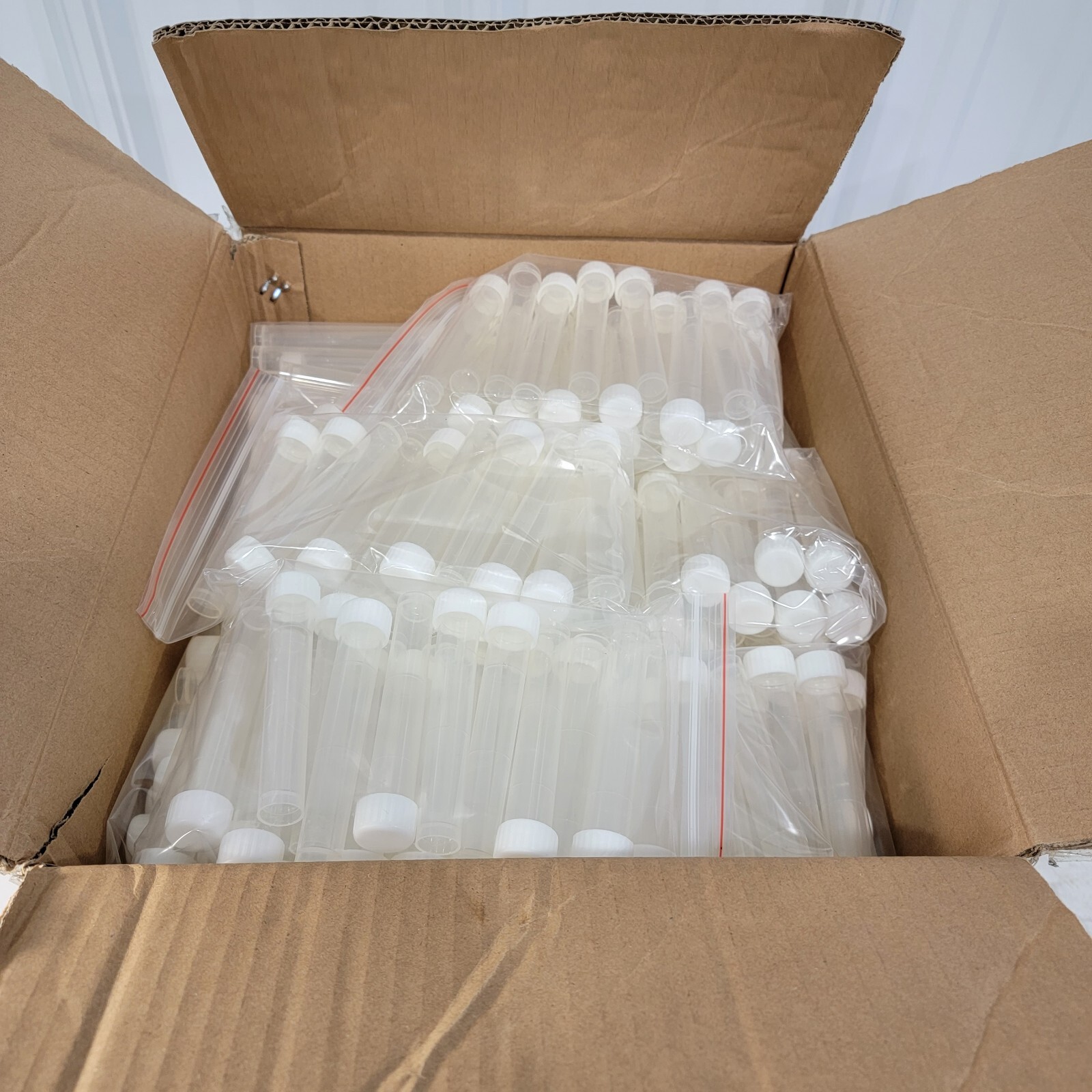 *Lot of 500* Globe Scientific 10mL Screw Cap Transport Tube PP w/ Graduations