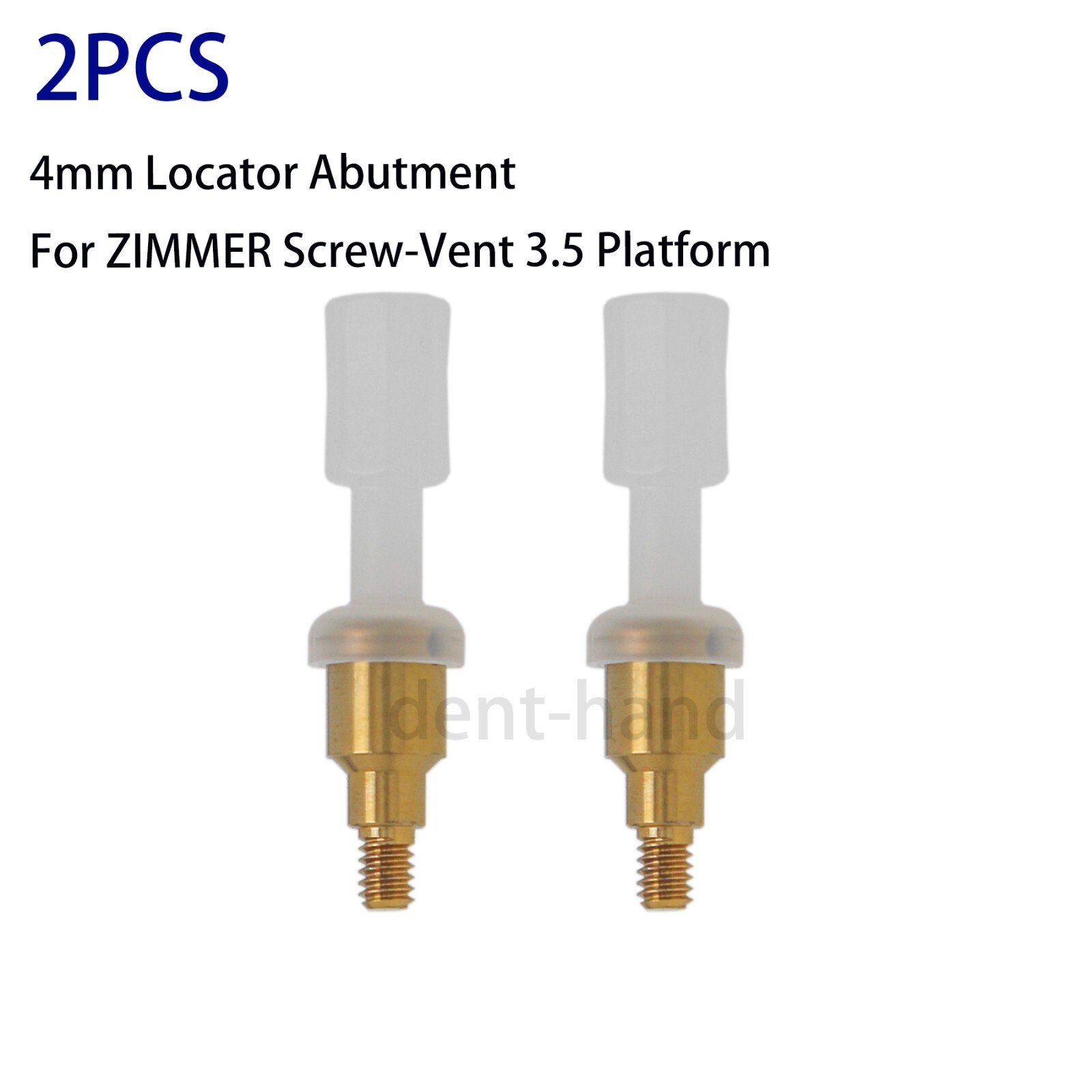 Dental PAØ3.5mm Overdenture Abutment fit Zimmer BEGO 3.75, Zimmer, MIS, Adin