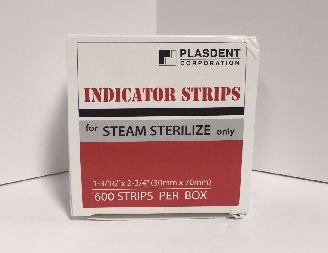 Medical Dental Tattoo Indicator Strips for Steam Sterilize 1200 Strips –