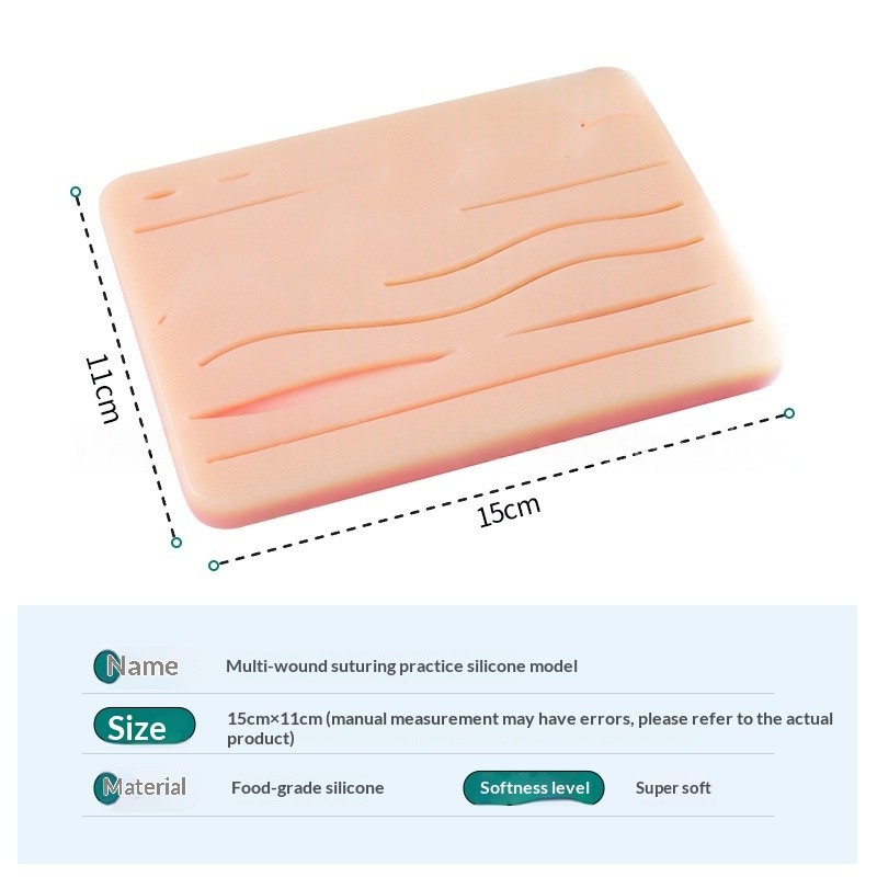 Surgical Suture Practice Model Multi Wound Suture Skin Module