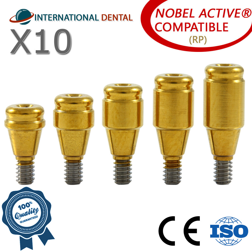 10 Lokator Attachment Titanium Adapter Head For N0bel Active Hex RP Dental