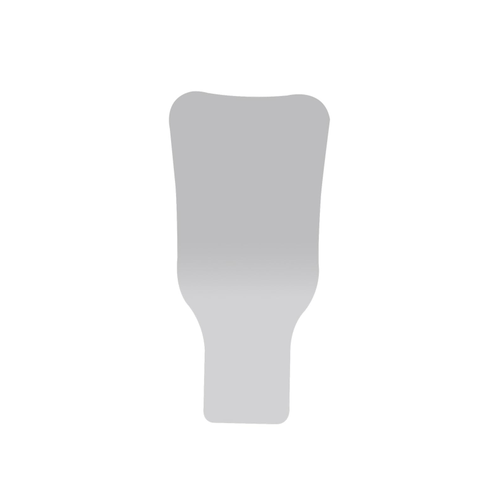 Angzhili 1 Piece Dental Anti-Fog Photography L maxillofacial mirror, Silver