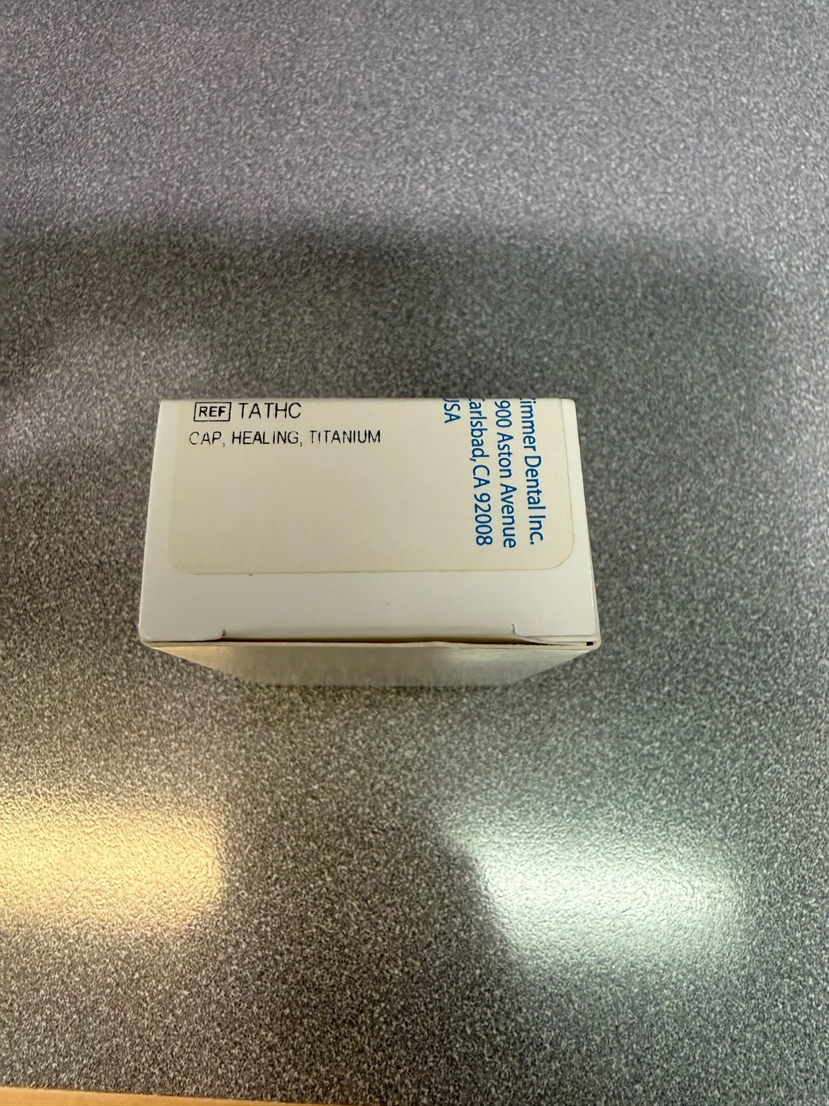 Zimmer Biomet Titanium Healing Cap. Ref: TATHC