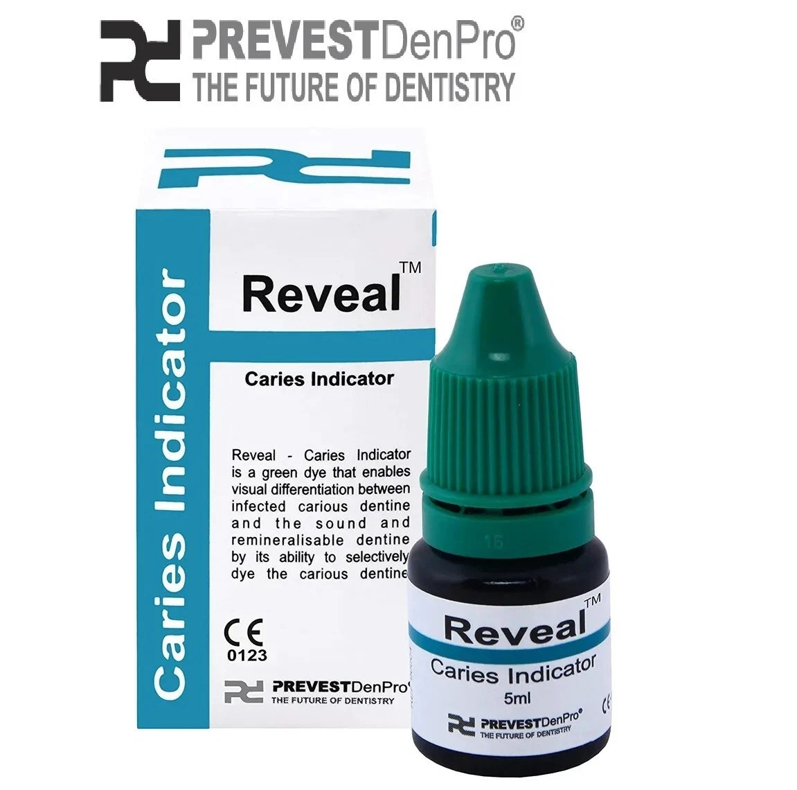 Dental REVEAL 5ml Pack Caries Indicator Dye Dentin Caries Detector
