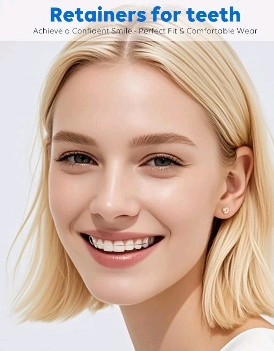 Teeth Retainer for Upper and Lower Teeth – Clear, Comfortable, BPA-Free, Durable