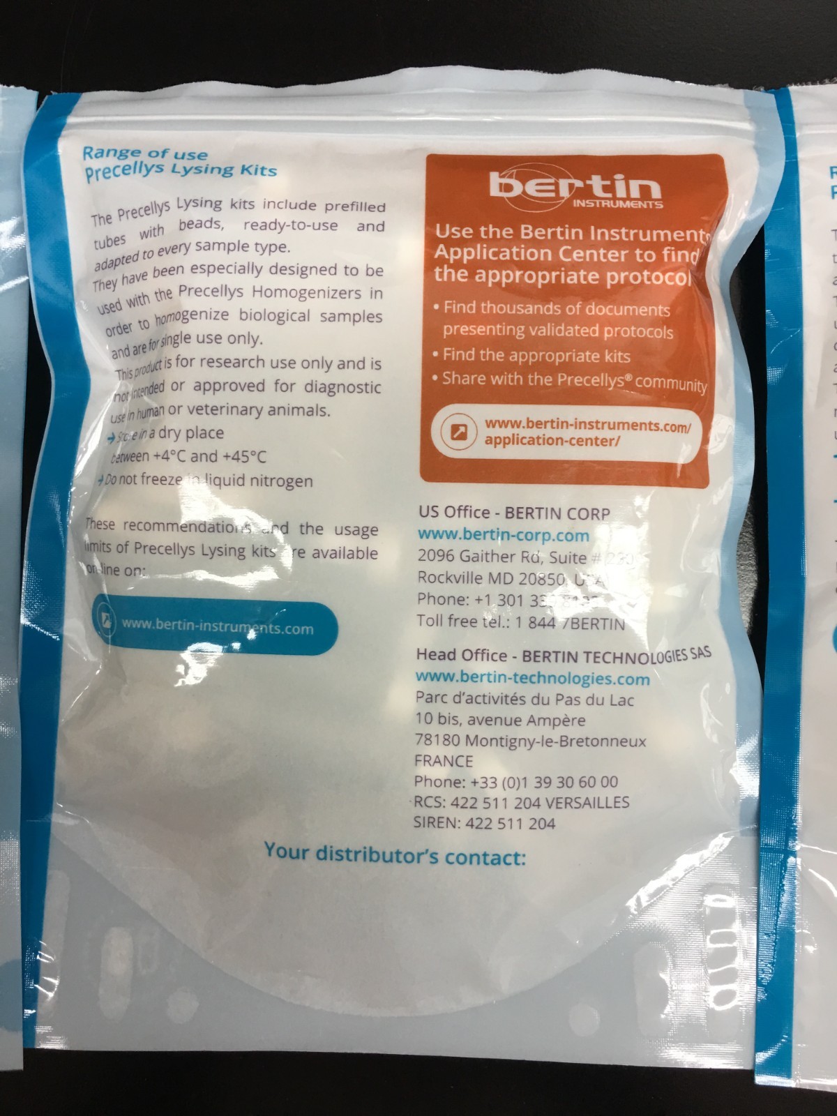 Precellys REF P000912-LYSK0-A Lysing Kit Soft Tissue Homogenizing CK14 Lot 3 PKS
