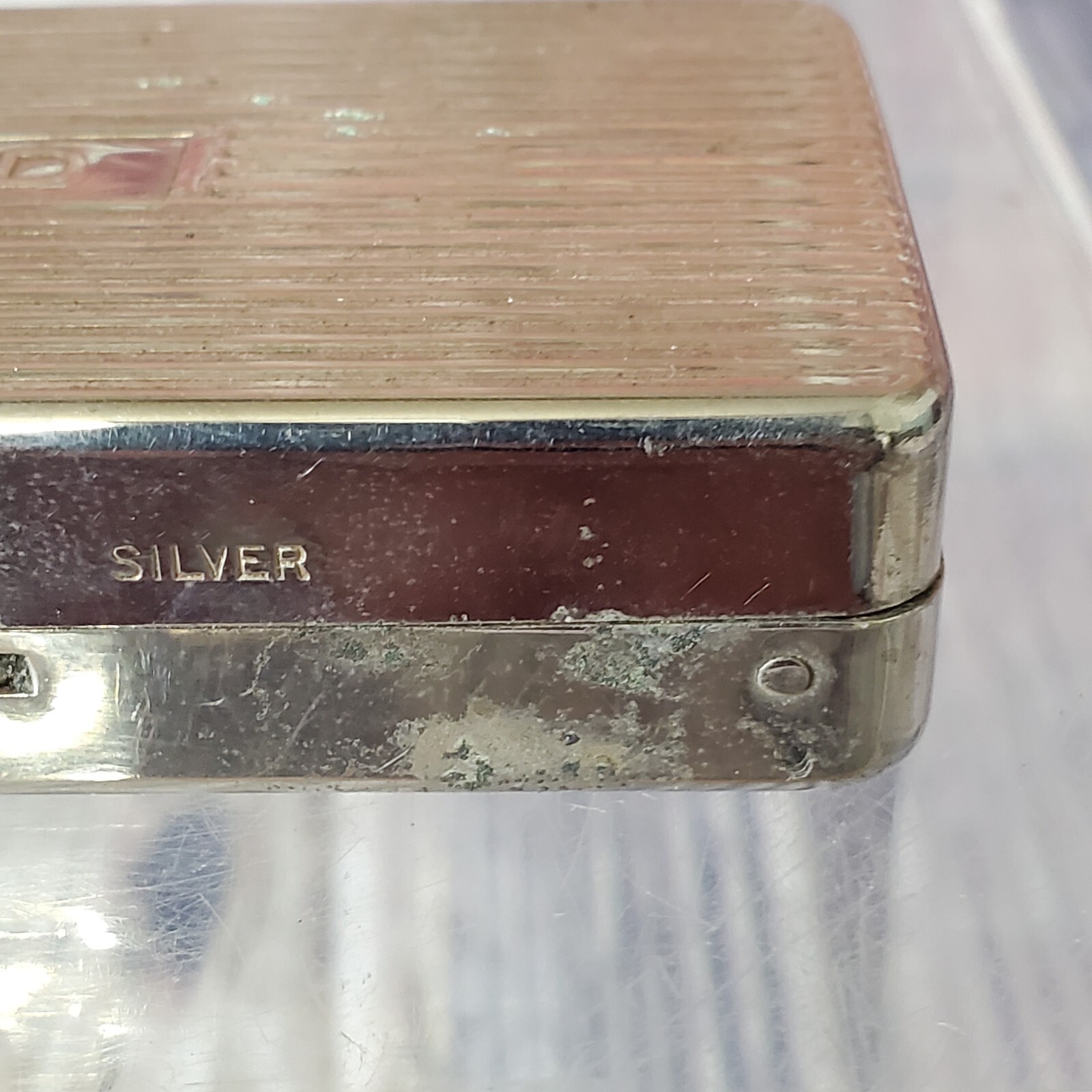 Vtg RARE B&D (Becton Dickinson) Hypodermic Needle Silver / Nickel Carry Case