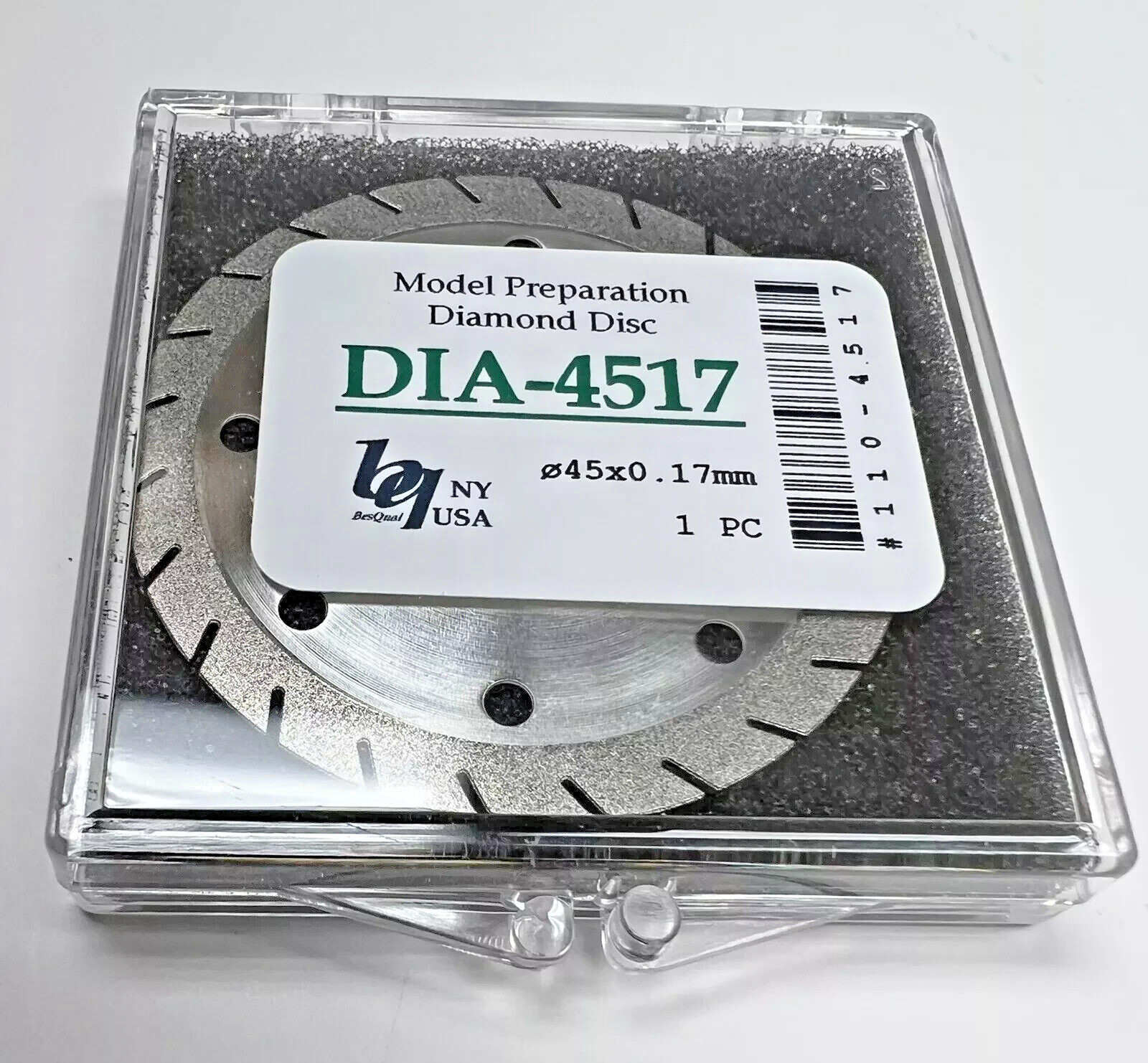 Dental Lab Diamond Disc 45mm x 0.17mm for cutting model plaster, die stone new