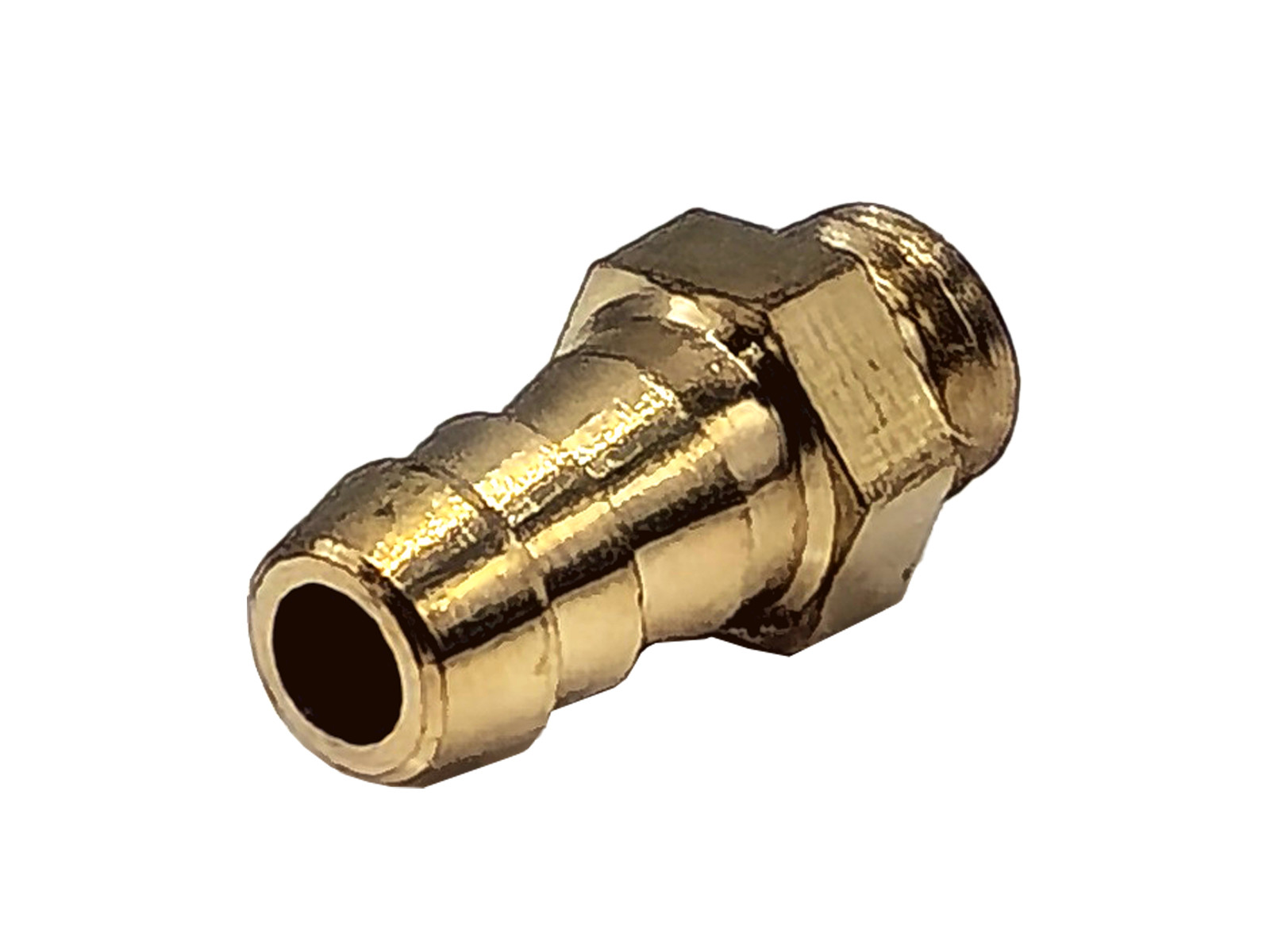 Dental 1/8″x10-32 Brass Barb (For Pressure Head Assembly)(25/pk) Similar to DCI
