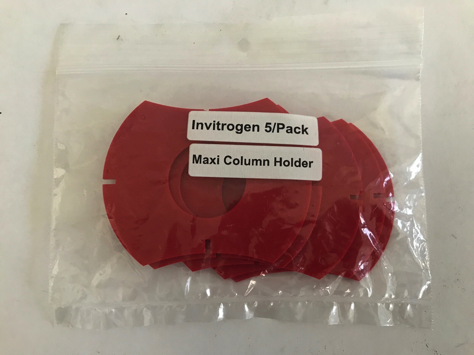 (5/Pack) INVITROGEN THERMO HiPure Maxi Column Holders Red Plastic 8002714
