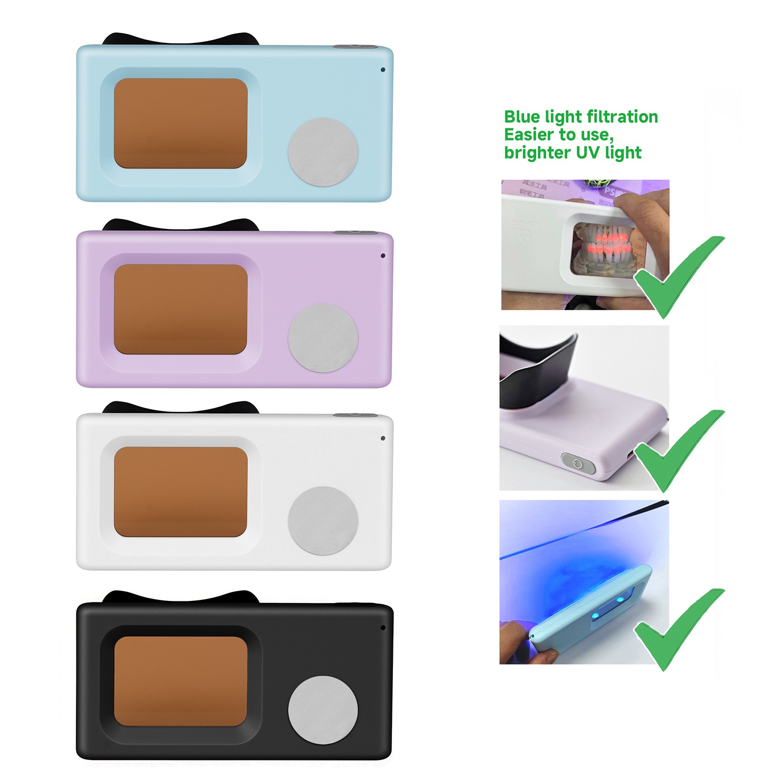 Dental Plaque Indicator LED Lamp Household Tooth Cleaning Status Display Device