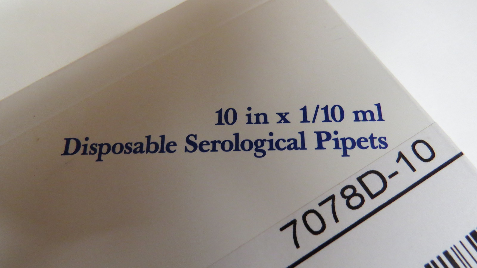 + CORNING PYREX 7078D-10 25 SEROLOGICAL PIPETS 10ML #A21