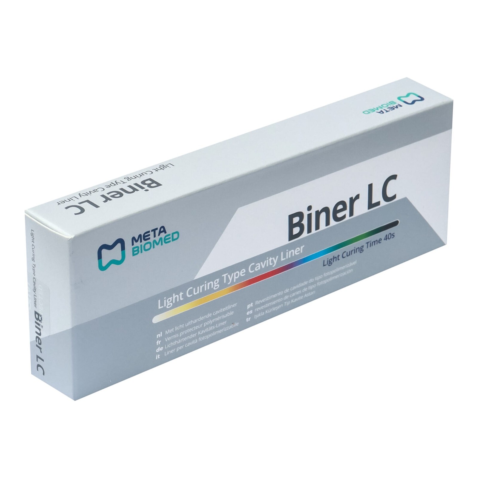 Meta Biomed Biner LC Light Curing Cavity Liner Radiopaque Fluoride Releasing