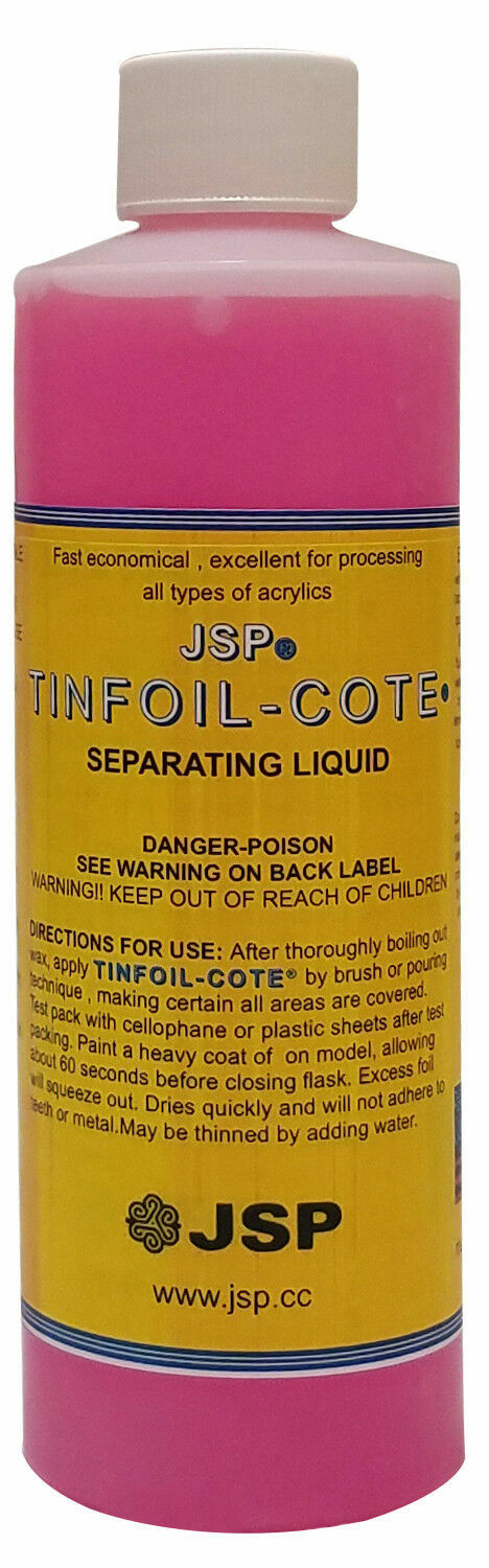 JSP® TINFOIL-COTE SEPARATING LIQUID (thick) 8 ozs(de114hv)