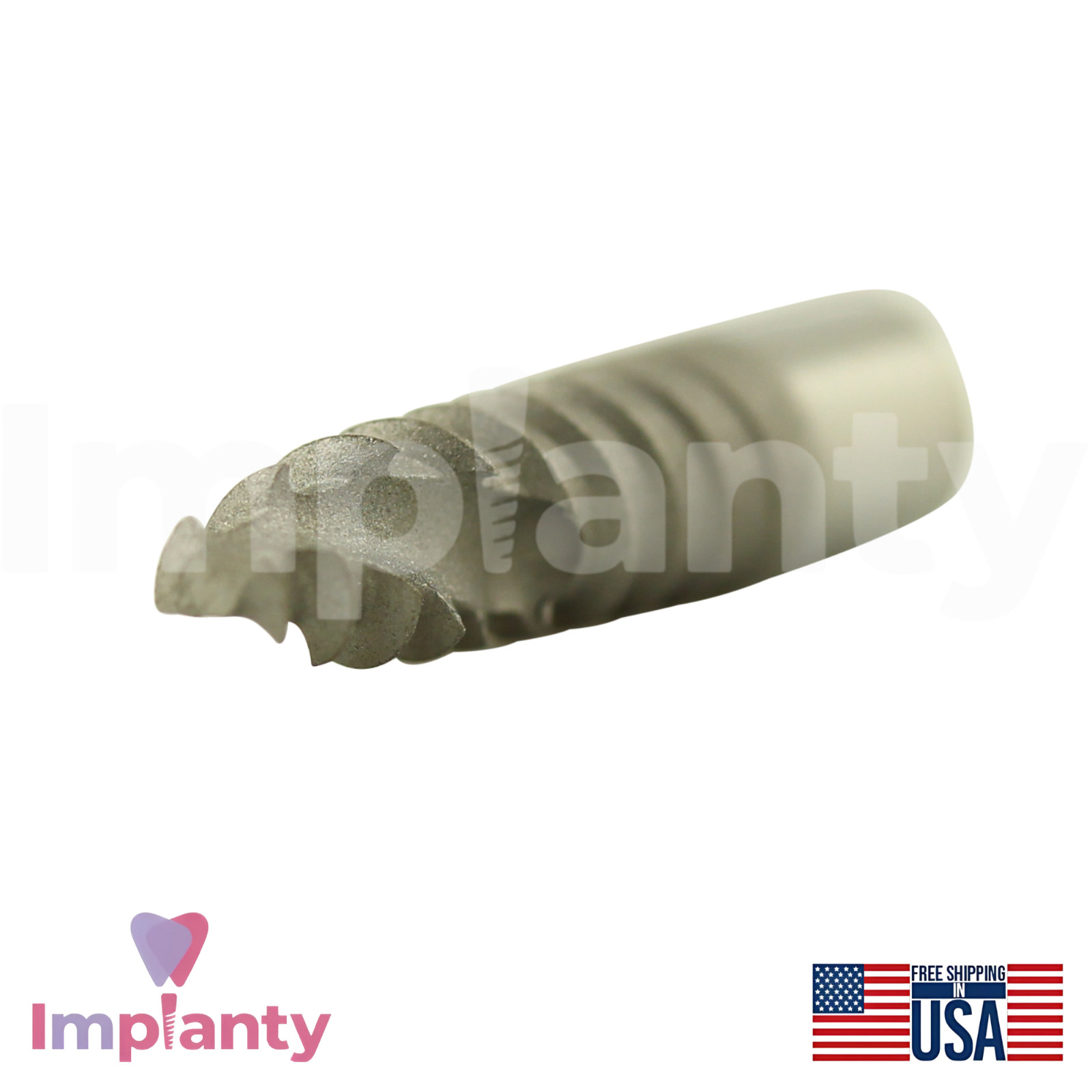 20x GDT PTR Ø4.2mm Diameter Dental Fixture Int Hex 2.42mm Connection RBM Surface