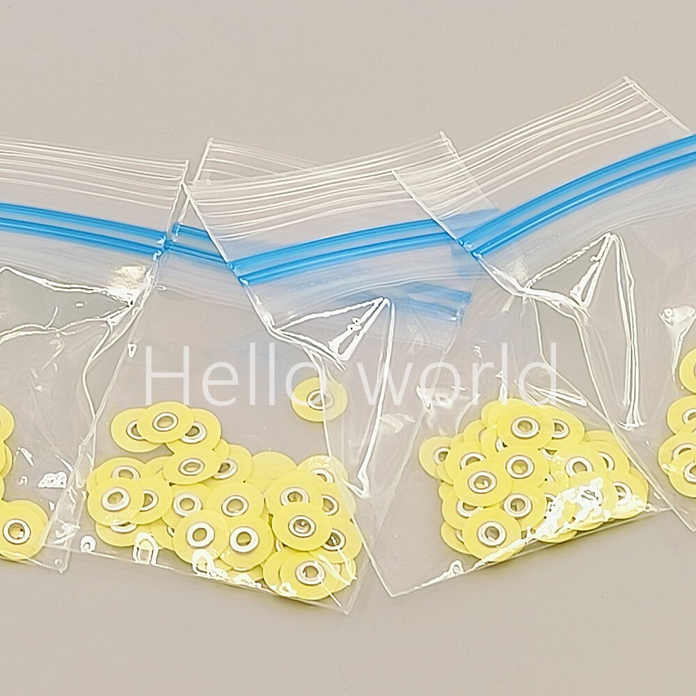 50 Pcs/Pack Dental Discs Wheels Composite Finishing Polishing 9.5mm Color-Coded