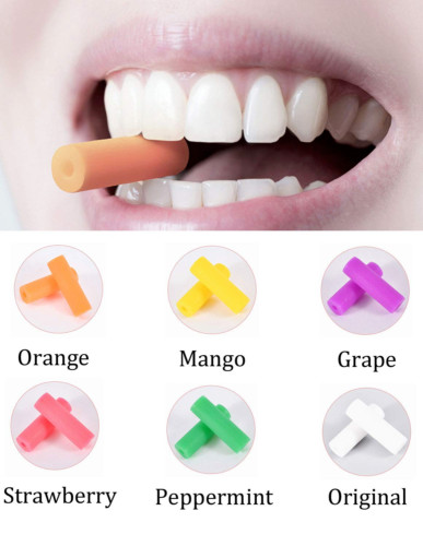 2 Pcs/Box Dental Orthodontic Chewies for Invisalign Aligner Chewies Silica Gel