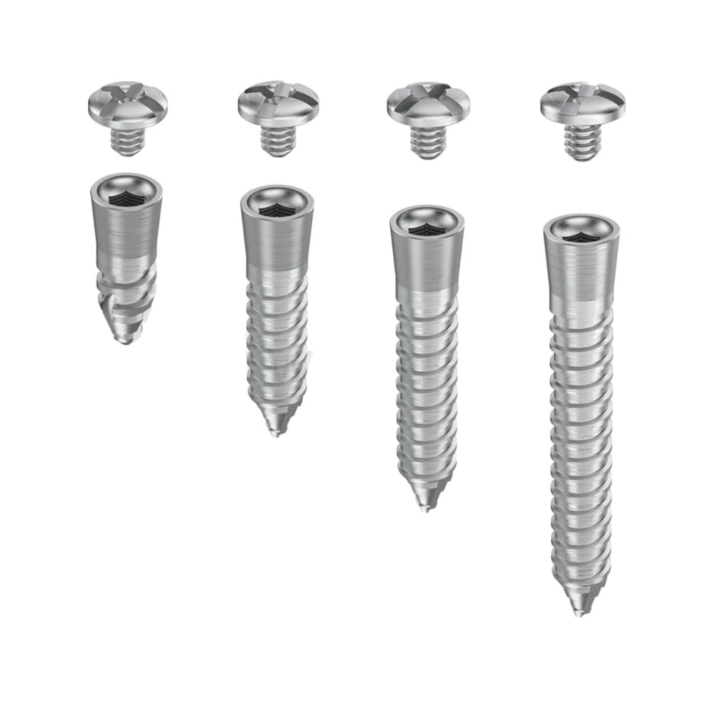 Dental Surg Procedure Fixtures GBR Locking Tenting Screw Titanium Guide