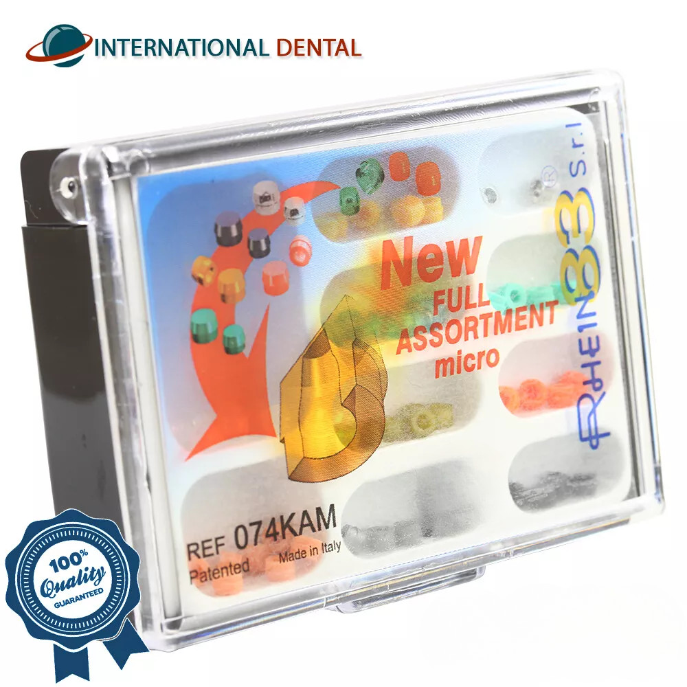 Dental Fixture Micro Full Assortment Kit Silicone Cap For Ball Attachment Large