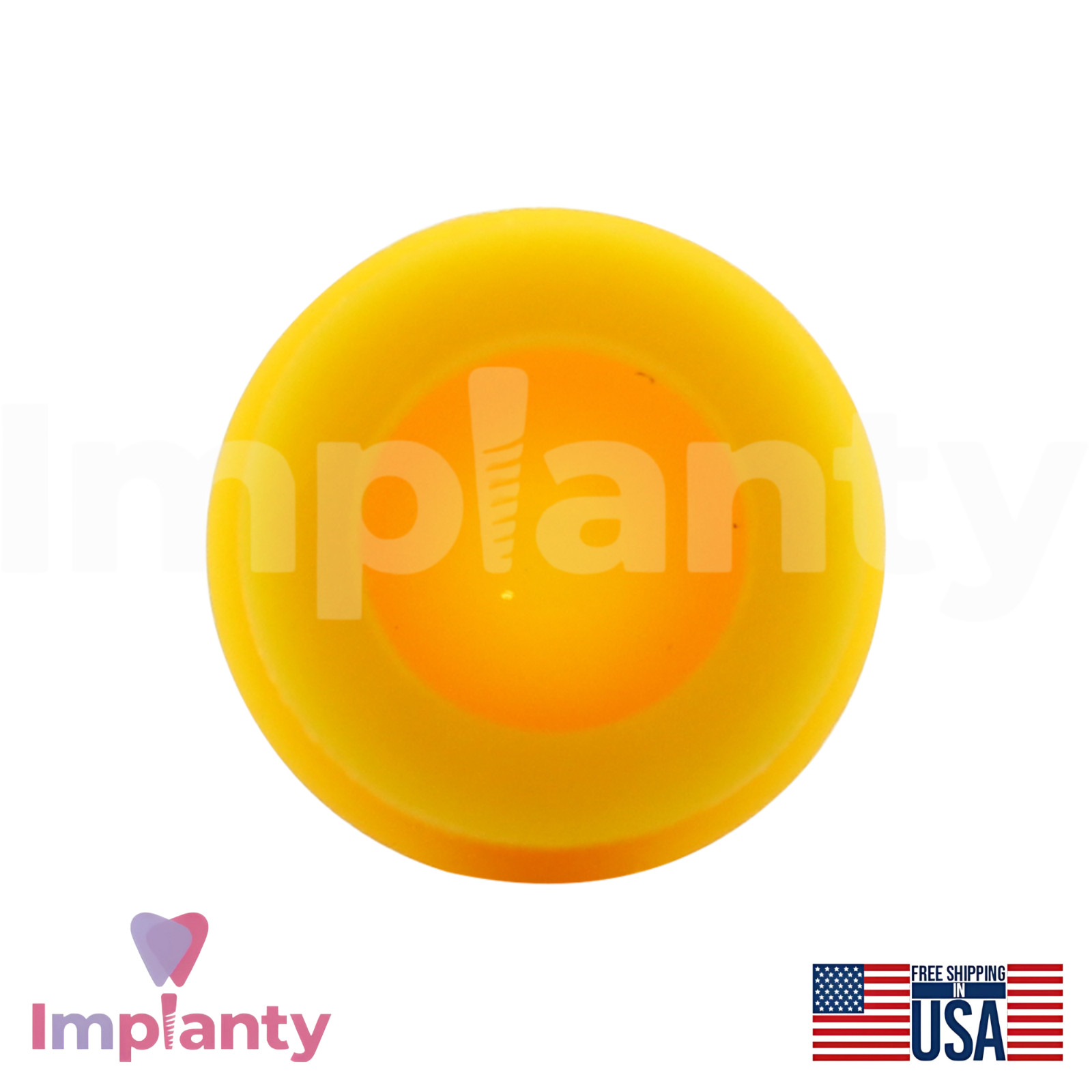10x Dental Regular Size Extra Soft Silicone Caps For Ball Attachment 500g