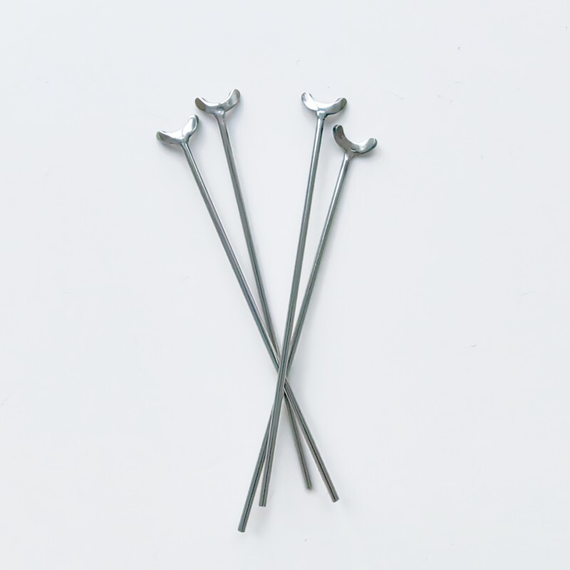 4Piece Dental Ball Retainer J Clasp Oblique Ortho Clasps Bars Y-Type Fit Scheu