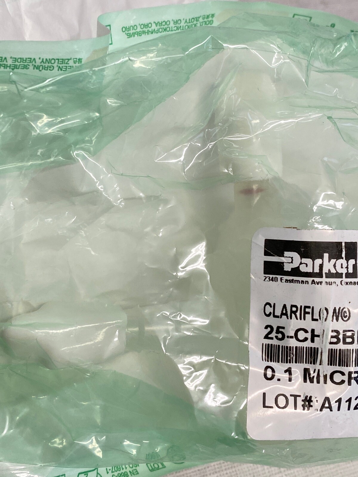 PARKER Clariflo Capsule Filter 0.1um 25-CHBBB-001-2-S