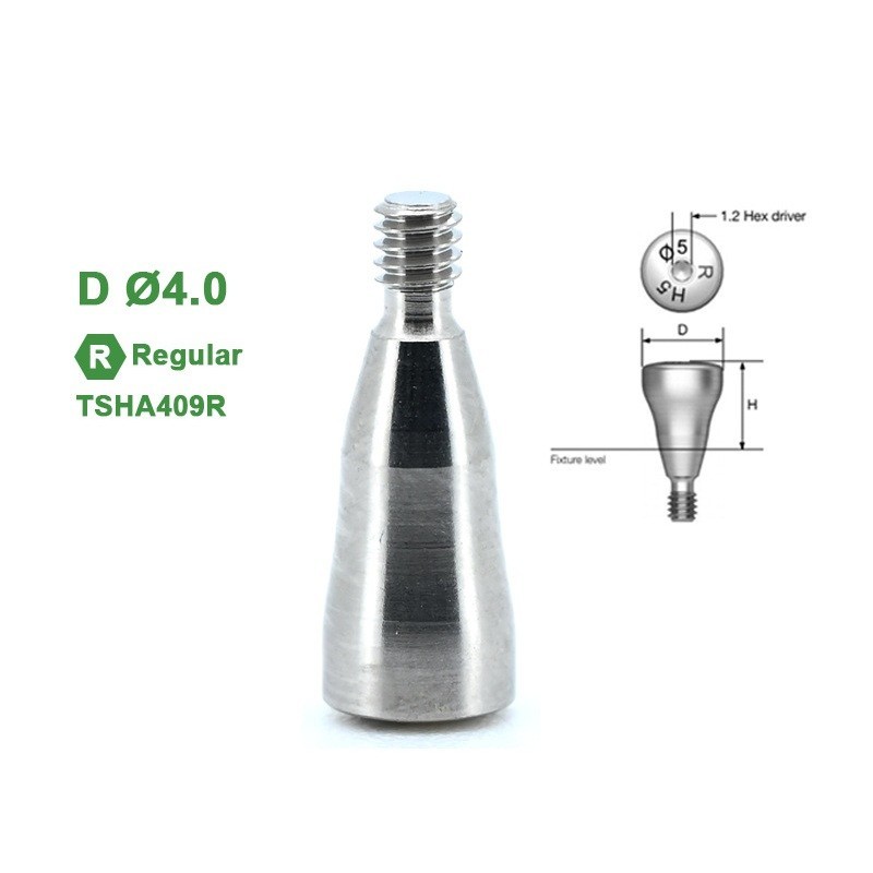 5Pcs Dental Healing Abutment Caps Regular Mini Platform Fits Oss Hiossen